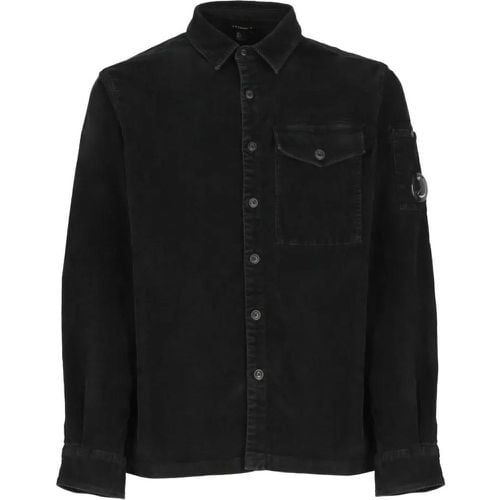 Black Cotton Shirt - Größe M - schwarz - CP Company - Modalova