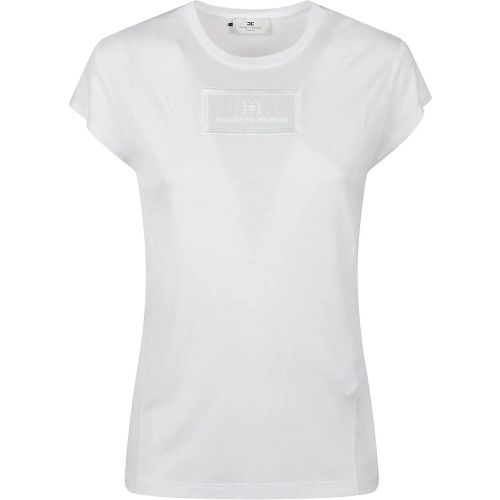 T-shirt White - Größe 40 - Elisabetta Franchi - Modalova