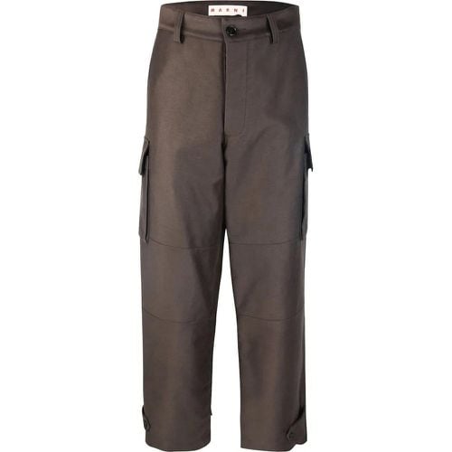 Trousers Brown - Größe 48 - Marni - Modalova