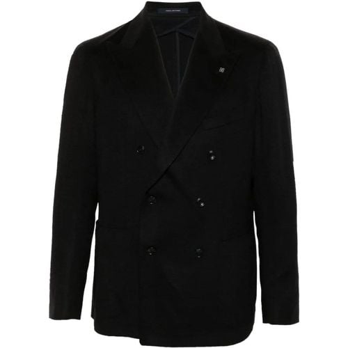 Black Cashmere Jacket - Größe 52 - Tagliatore - Modalova