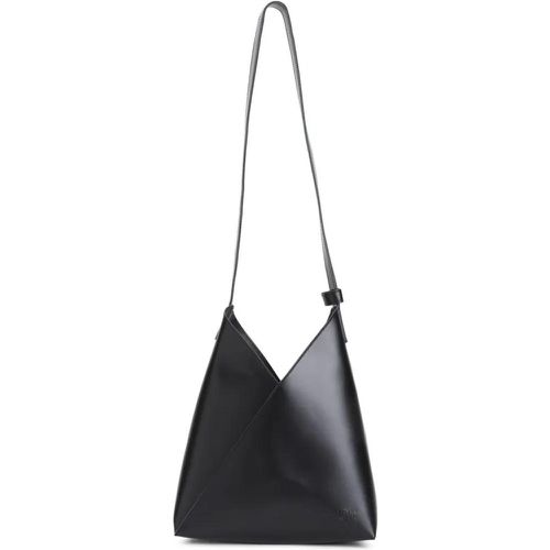 Shopper - Black Calf Leather Fortune Cookie Small Bag - Gr. unisize - in - für Damen - MM6 Maison Margiela - Modalova