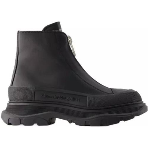Boots & Stiefeletten - Tread Slick Ankle Boots - Leather - Black - Gr. 35 (EU) - in - für Damen - alexander mcqueen - Modalova