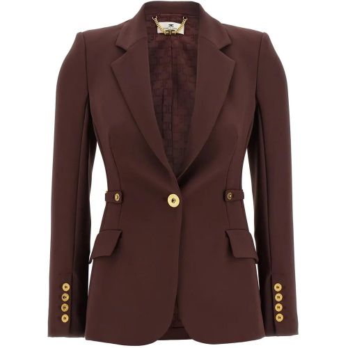 Jewel Strap Blazer - Größe 40 - Elisabetta Franchi - Modalova