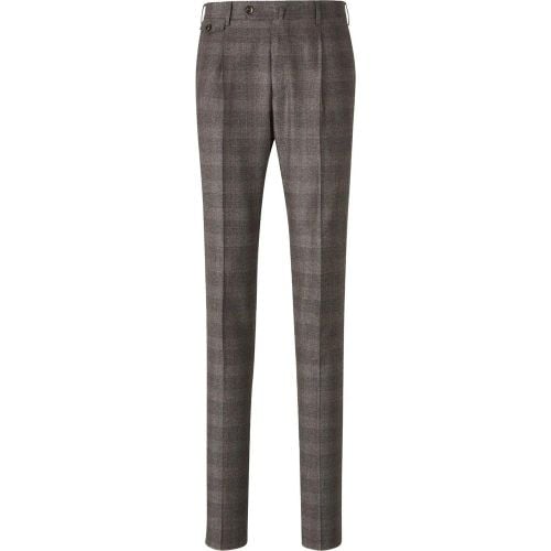 Prince of Wales Pattern Dress Trousers - Größe 54 - Pt Torino - Modalova