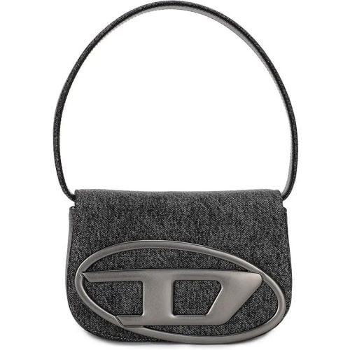 Hobo Bags - 1Dr Flap Closure Black Shoulder Bag - Gr. unisize - in - für Damen - Diesel - Modalova