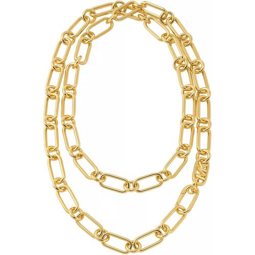 Halskette - 14K -Plated Empire Chain Double Layer Necklace - Gr. unisize - in - für Damen - Michael Kors - Modalova