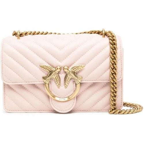 Shopper - Love One Mini Shoulder Bag - Gr. unisize - in Rosa - für Damen - pinko - Modalova