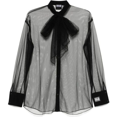 Bow Tulle Shirt - Größe 38 - Versace Jeans Couture - Modalova