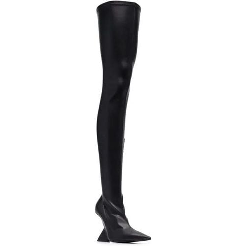 Boots & Stiefeletten - Cheope 110Mm Leather Above-Knee Boots - Gr. 37 (EU) - in - für Damen - The Attico - Modalova