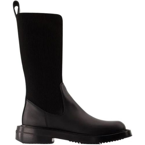 Stiefel - Detroit Sock Boots - Leather - Black - Gr. 36 (EU) - in - für Damen - alexander wang - Modalova