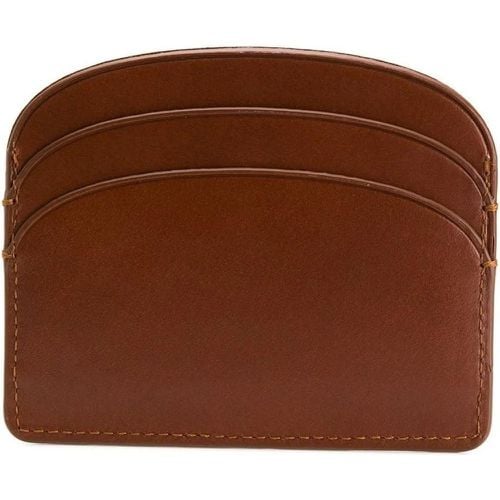 Portemonnaie - porte-cartes demi-lune brown - Gr. unisize - in - für Damen - A.P.C. - Modalova