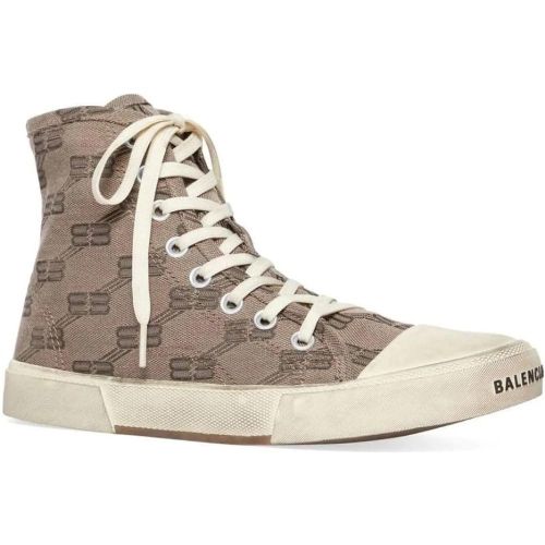 Low-Top Sneaker - Paris Bb Monogram Logo Hi-top Sneakers - Gr. 43 (EU) - in - für Damen - Balenciaga - Modalova