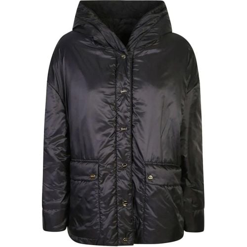 Black Water-Repellent Canvas Jacket - Größe 38 - Max Mara - Modalova