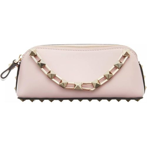 Clutches - Rockstud Mini Clutch - Gr. unisize - in Gold - für Damen - Valentino Garavani - Modalova