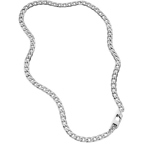 Halsketten - Steel Silberfarbene Kette DX1497040 - Gr. unisize - in Silber - für Damen - Diesel - Modalova