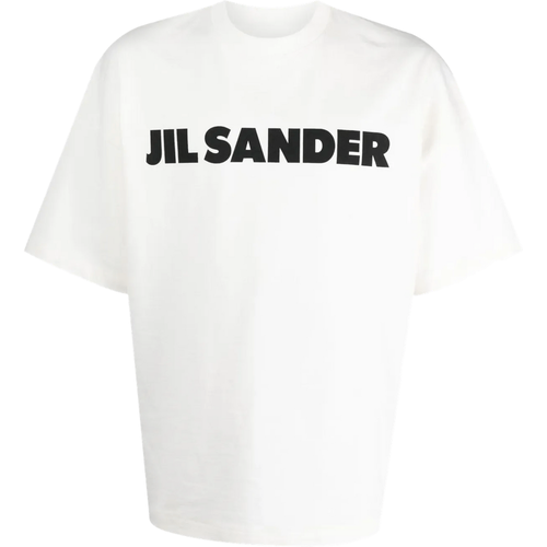 T-Shirt mit Logo-Print - Größe L - Jil Sander - Modalova