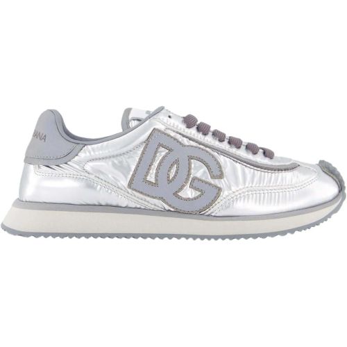 Low-Top Sneaker - Dames Cushion Sneaker Metallic - Gr. 37 (EU) - in - für Damen - Dolce&Gabbana - Modalova