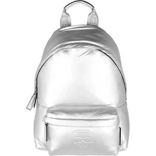 Rucksäcke - K/Ikonik Nylon Md Bp Metallic - für Damen - Karl Lagerfeld - Modalova