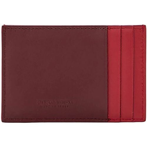 Portemonnaie - Two-Tone Leather Card Holder - Gr. unisize - in - für Damen - Bottega Veneta - Modalova