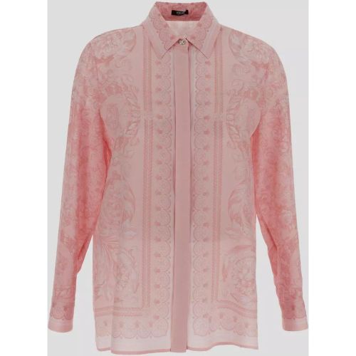 Silk Shirt - Größe 42 - Versace - Modalova