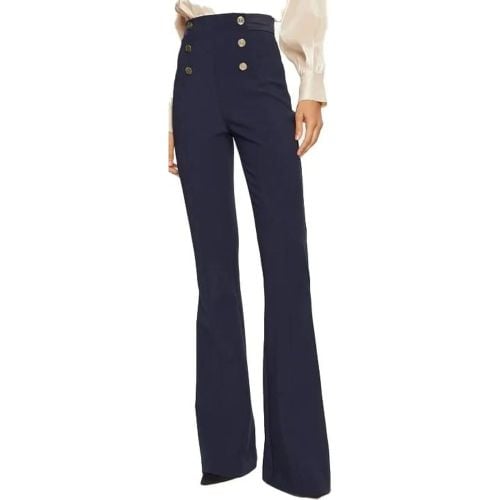 Flared business pants - Größe IT 46 - Elisabetta Franchi - Modalova