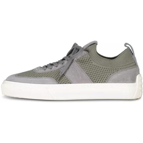 Low-Top Sneaker - Sneakers aus Leder & Strick - Gr. 10_5 - in - für Damen - TOD'S - Modalova