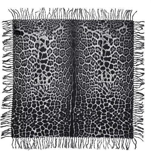 Tücher & Schals - Leopard Print Scarf - Gr. unisize - in - für Damen - Saint Laurent - Modalova