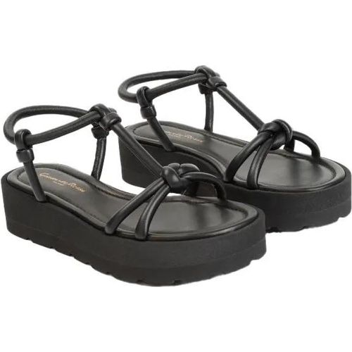 Sandalen & Sandaletten - Marine Black Nappa Leather Sandals - Gr. 40 (EU) - in - für Damen - Gianvito Rossi - Modalova