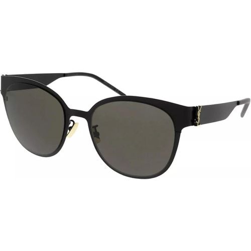 Sonnenbrille - SL M42-008 56 Sunglass WOMAN METAL - Gr. unisize - in Schwarz - für Damen - Saint Laurent - Modalova