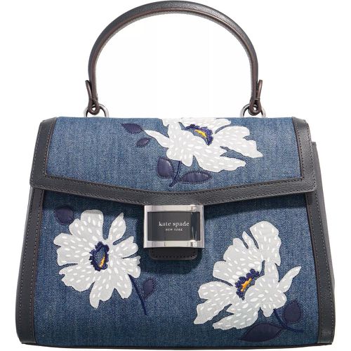 Totes & Shopper - Katy Floral Embellished Denim Medium - Gr. unisize - in - für Damen - kate spade new york - Modalova