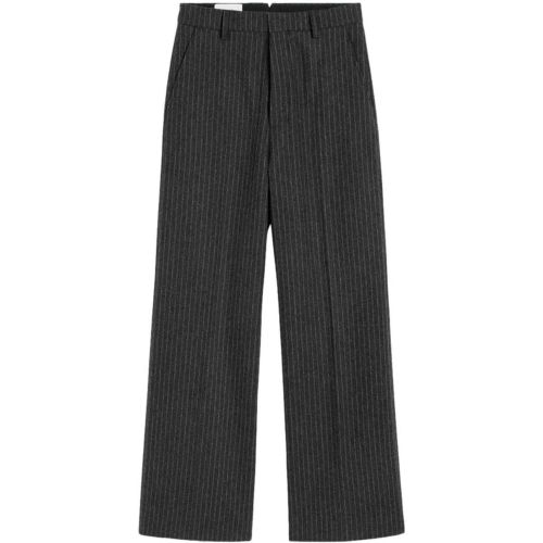 Grey Pinstriped Tailored Trousers - Größe 34 - AMI Paris - Modalova