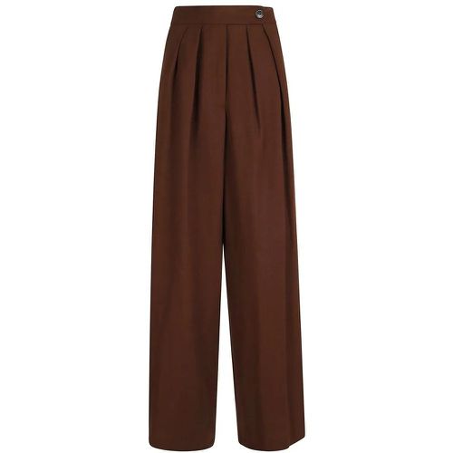 Pamplona Cotton And Linen Gabardine Trousers With - Größe 36 - Dries Van Noten - Modalova