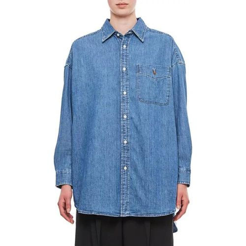 Denim Oversized Shirt - Größe M - blue - Polo Ralph Lauren - Modalova