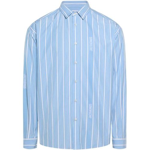 Light Blue Vertical Stripes Shirt - Größe 48 - Jacquemus - Modalova