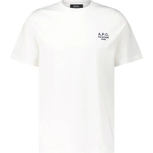 T-Shirt mit Logo-Stickerei - Größe L - A.P.C. - Modalova