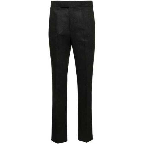 Fit 1 Backstrap Trouser In Shetland - Größe 2 - black - Thom Browne - Modalova