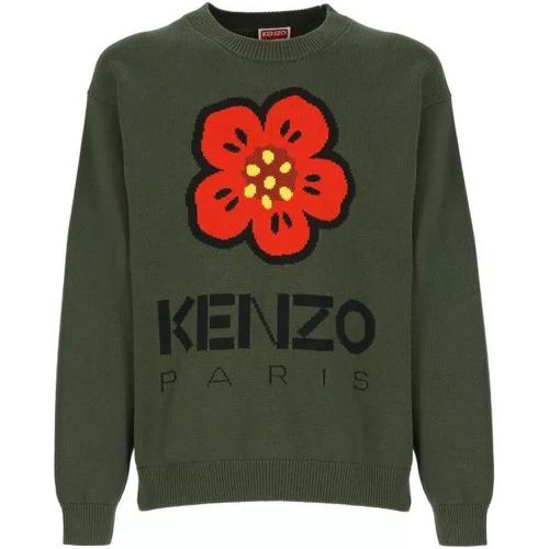 Boke Flower Sweater - Größe L - green - Kenzo - Modalova