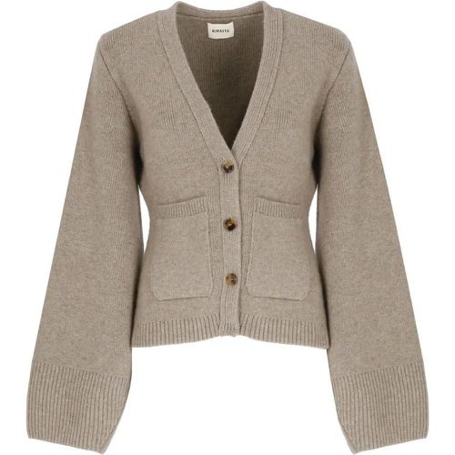 Scarlet Knitted Cardigan - Größe S - braun - Khaite - Modalova