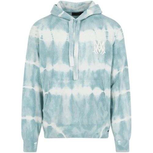 Sea Blue Eco Cashmere Ma Tie Dye Hoodie - Größe S - Amiri - Modalova