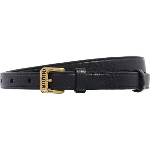 Gürtel - Leather Belt - Gr. 85 - in - für Damen - Miu Miu - Modalova