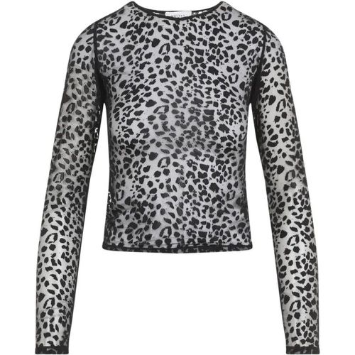 Leopard Devoré Top - Größe 38 - alexander mcqueen - Modalova