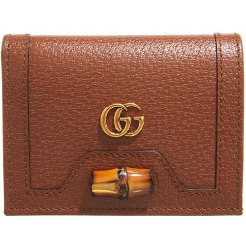 Portemonnaie - Diana Card Case Wallet Leather - Gr. unisize - in - für Damen - Gucci - Modalova