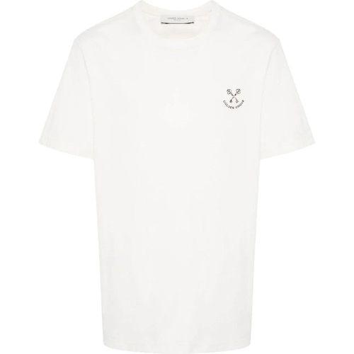 T-shirts and Polos White - Größe S - Golden Goose - Modalova