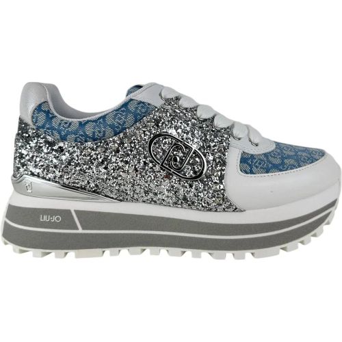 Low-Top Sneaker - Dames Sneaker Blauw BA5019-TX458/S3254 Maxi - Gr. 36 (EU) - in - für Damen - LIU JO - Modalova