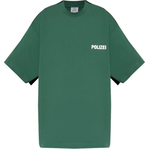 T-shirts and Polos Green - Größe M - Vetements - Modalova