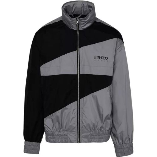 Gray Nylon Jacket - Größe M - gray - Kenzo - Modalova
