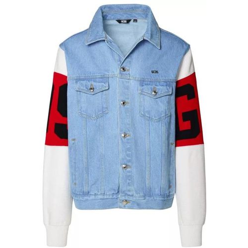 Multicolor Cotton Jacket - Größe L - blue - Gcds - Modalova