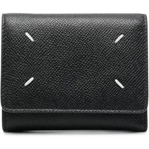 Portemonnaies - Folded Four-Stitch Leather Wallet - Gr. unisize - in - für Damen - Maison Margiela - Modalova