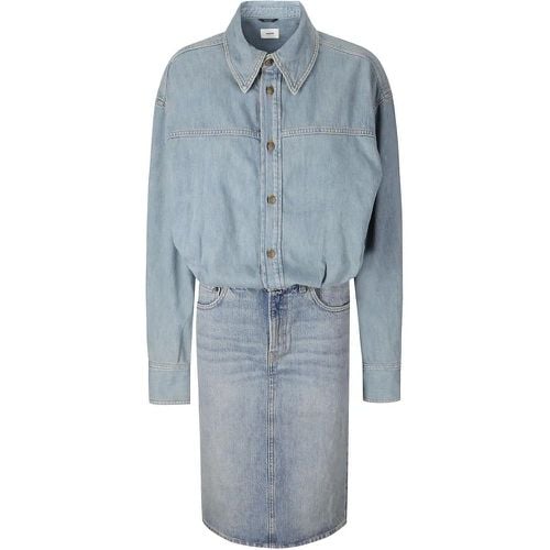 Long-Sleeved Denim Midi Dress - Größe S - Haikure - Modalova