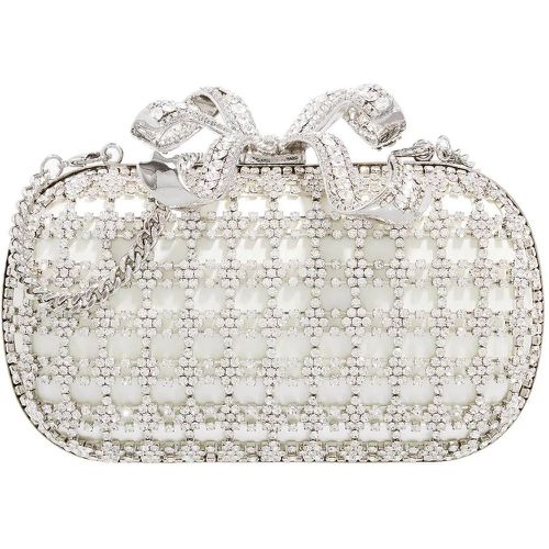 Clutches - Champagne Crystal Clutch Bag - Gr. unisize - in - für Damen - self-portrait - Modalova